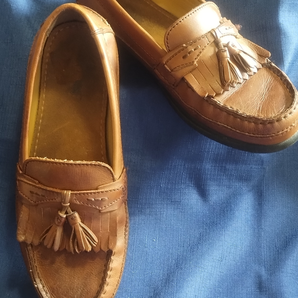 Jarman Mens Size 8.5 Brown Leather Loafers